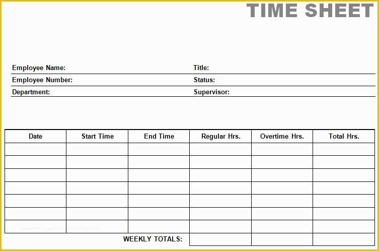 Time Card Spreadsheet Template Free Of Printable Blank Pdf Time Card Time Sheets