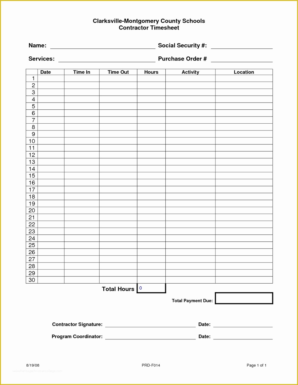 Time Card Spreadsheet Template Free Of Time Clock Sheet Template