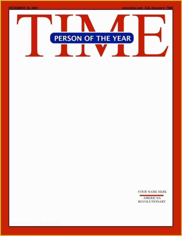 Time Magazine Cover Template Free Of 18 Blank Magazine Cover Design Make Your Own