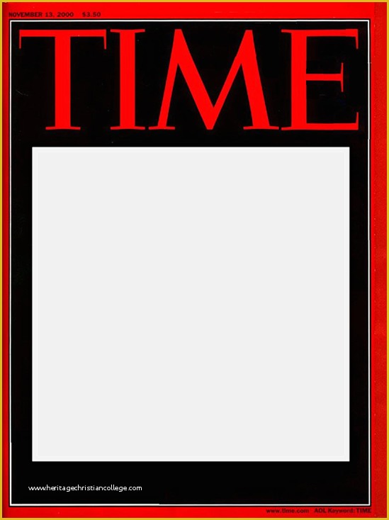 Time Magazine Cover Template Free Of 18 Blank Magazine Cover Design Make Your Own