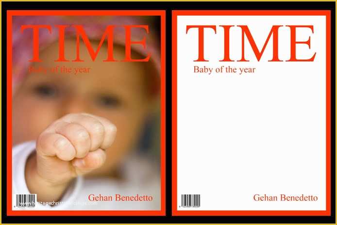 Time Magazine Cover Template Free Of Baby Birth Magazine Frame Cover Shop Templates V2
