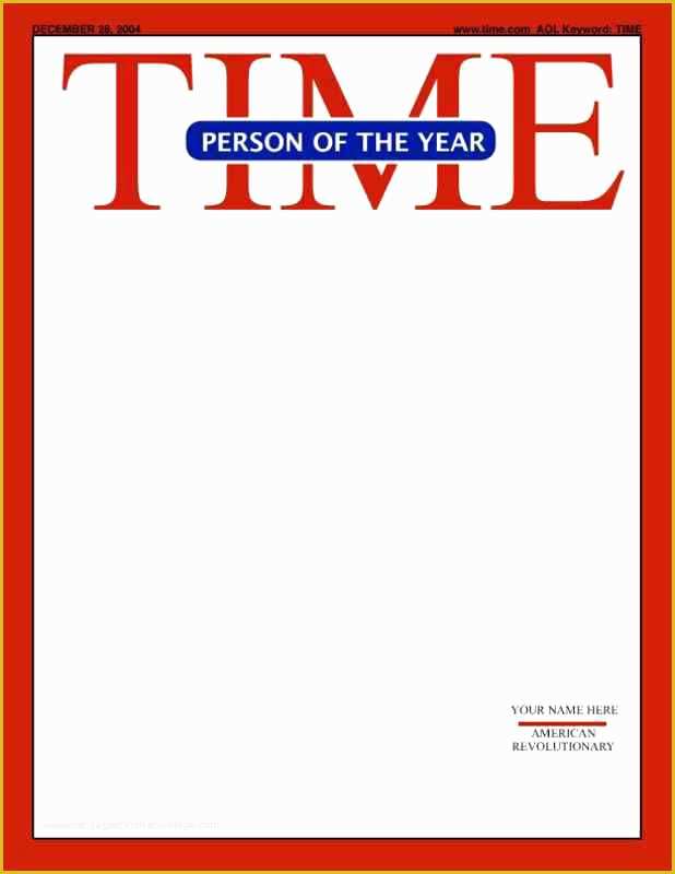 36 Time Magazine Cover Template Free