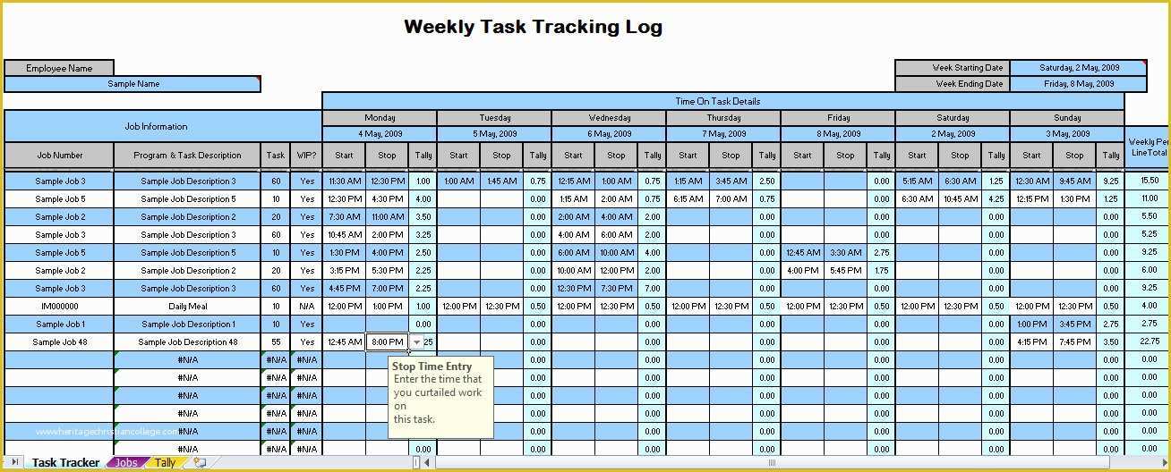 Time Management Excel Template Free Of Best Free Time Management Spreadsheet