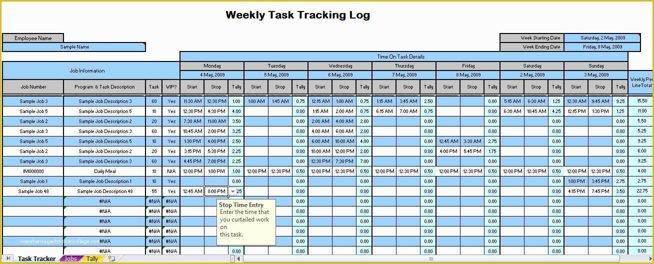 Time Management Excel Template Free Of Best Free Time Management Spreadsheet