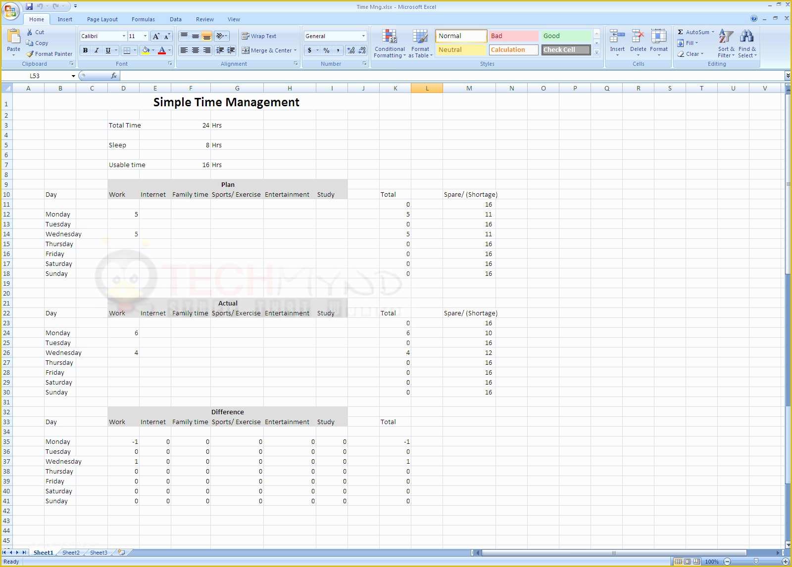 Time Management Excel Template Free Of Time Management Template Excel Timeline Spreadshee Time