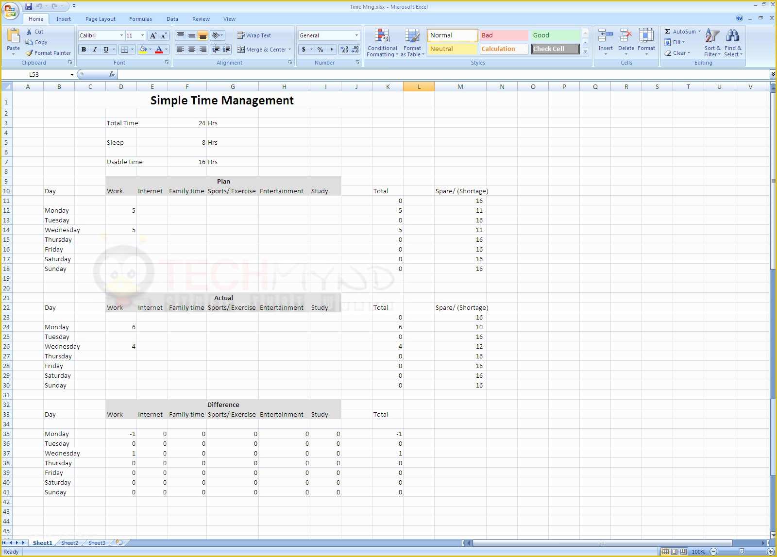 Time Management Excel Template Free Of Time Management Template Excel Timeline Spreadshee Time