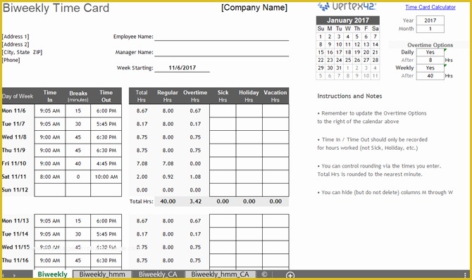 Timesheet for Contractors Template Free Excel Of Need A Timesheet Template to Track Your Hours Here are 12