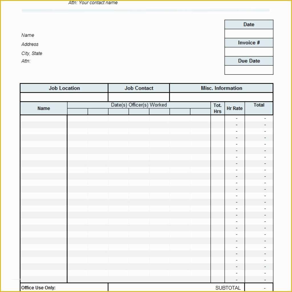 Timesheet for Contractors Template Free Excel Of Timesheet Free Invoice Templates for Excel Pdf with
