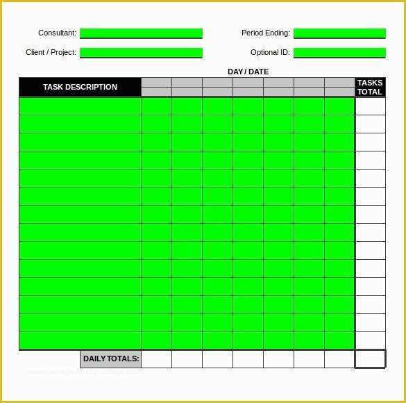 Timesheet Template Excel Free Download Of 16 Consultant Timesheet Templates & Samples Doc Pdf