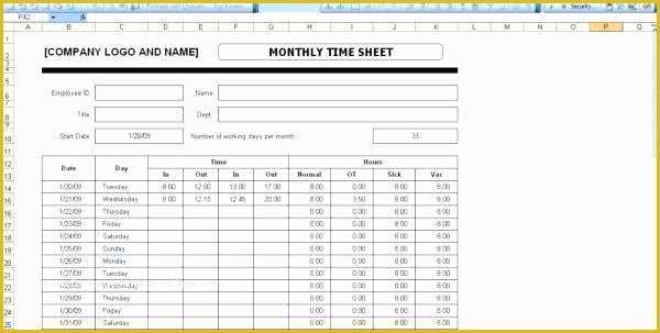 Timesheet Template Excel Free Download Of Free Excel Timesheets Weekly Template Excel Free Download