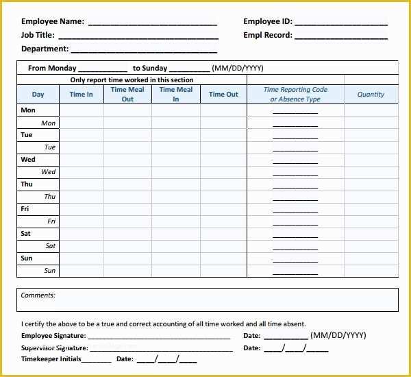 Timesheet Template Free Printable Of 13 Hr Timesheet Templates – Free Sample Example format