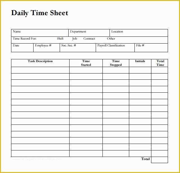 Timesheet Template Free Printable Of 20 Payroll Timesheet Templates & Samples Doc Pdf