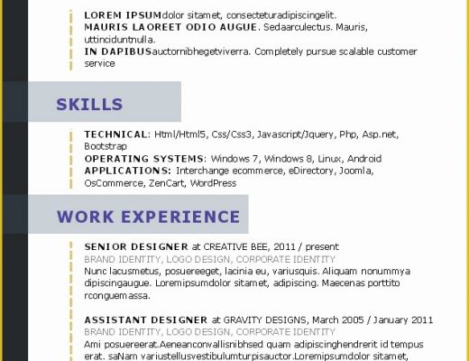 Top Free Resume Templates 2017 Of What Your Resume Should Look Like In 2017