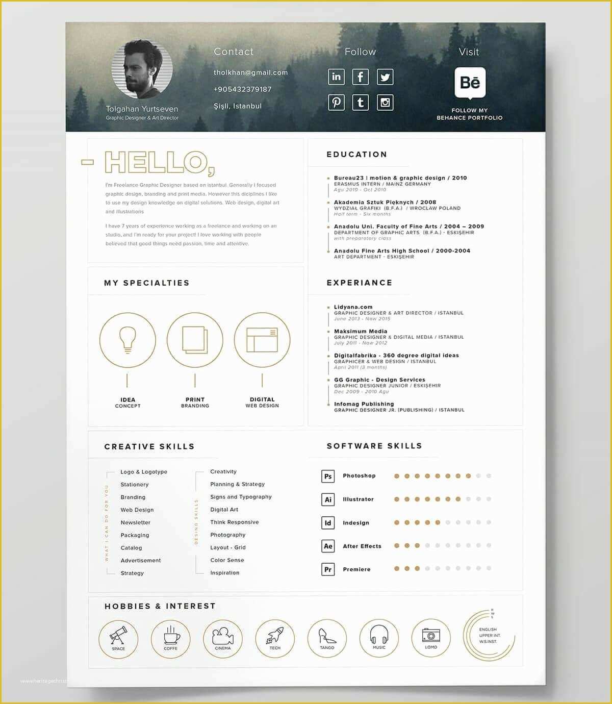 Top Free Resume Templates Of Best Resume Templates 15 Examples to Download &amp; Use Right