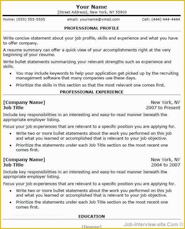 Top Free Resume Templates Of Free 40 top Professional Resume Templates