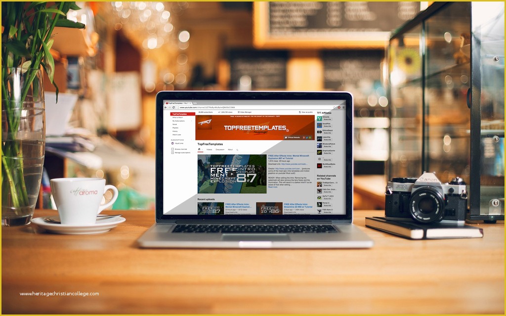 Top Free Templates Of Macbook Coffee Shop Tft by topfreetemplates On Deviantart