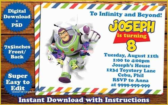 Toy Story Invitation Template Free Download Of 1000 Ideas About Birthday Invitation Templates On