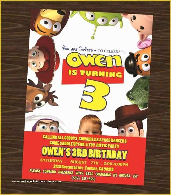 Toy Story Invitation Template Free Download Of Free Printable toy Story Birthday Invitations