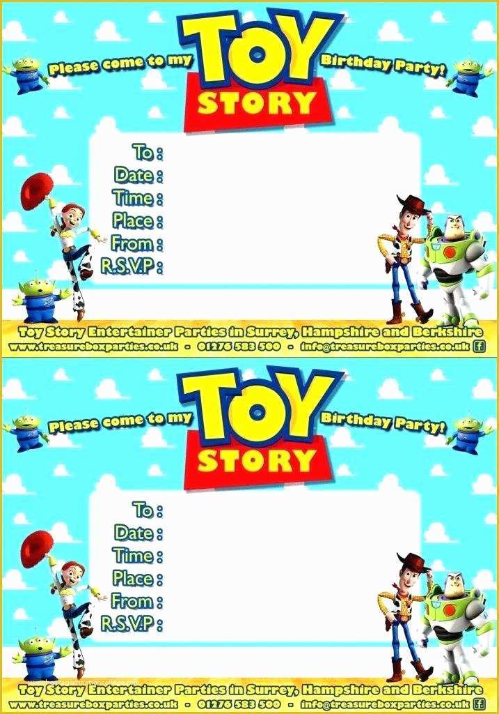 Toy Story Invitation Template Free Download Of Free Printable toy Story Invitations Plus Like This Item