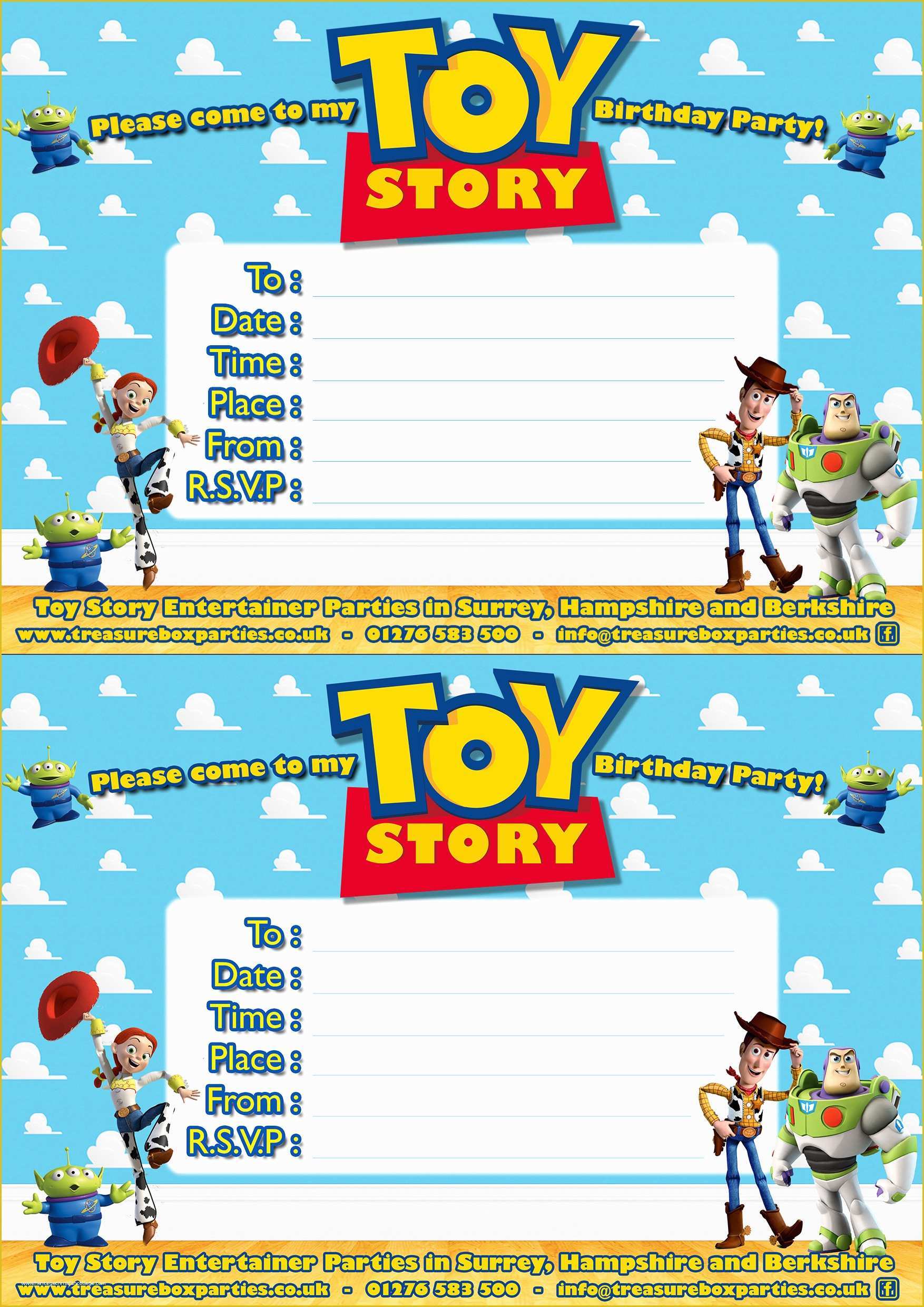 Toy Story Invitation Template Free Download Of toy Story Invitation Template Free Download Reference