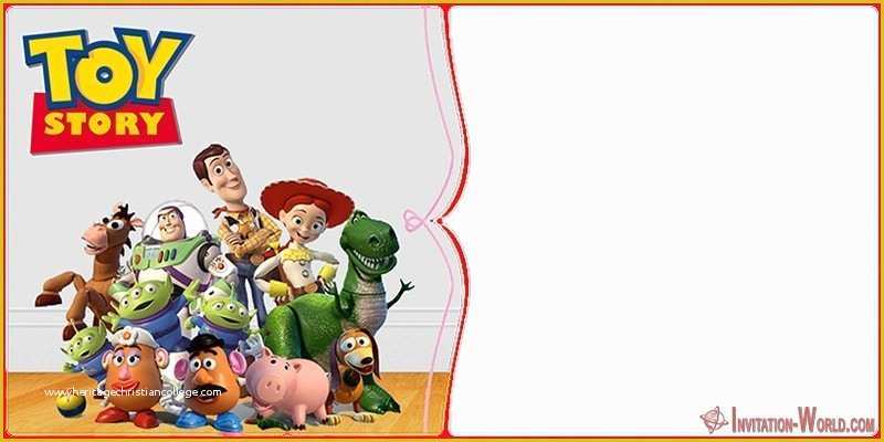 Toy Story Invitation Template Free Download Of toy Story Invitations Free Download