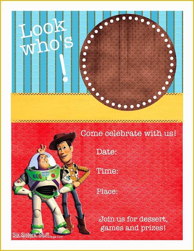 Toy Story Invitation Template Free Download Of toy Story themed Birthday Party with Printables Six