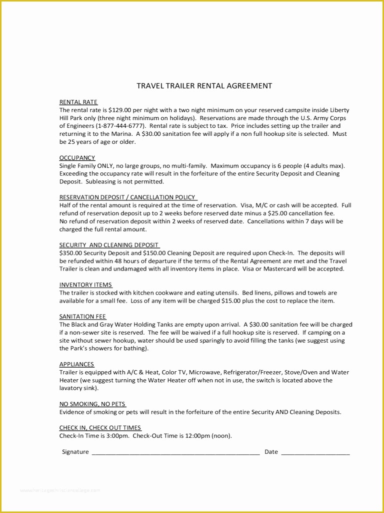 Trailer Lease Agreement Template Free Of Trailer Rental Agreement 6 Free Templates In Pdf Word