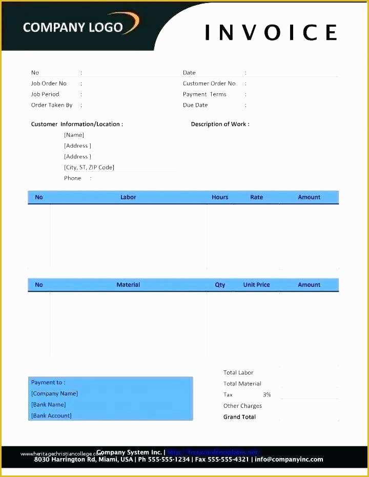 Transportation Invoice Template Free Of Freight Invoice Sample – thedailyrover