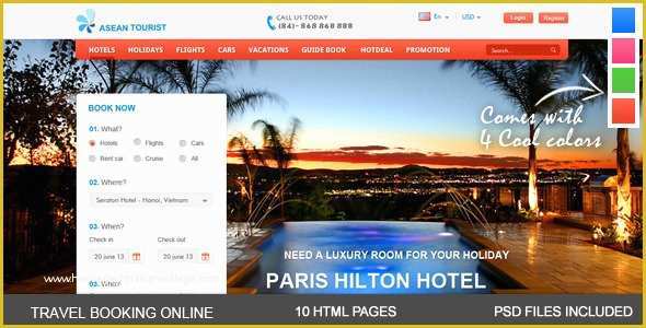Travel Booking Website Templates Free Download Of 12 Hotel Booking Website Templates to Download