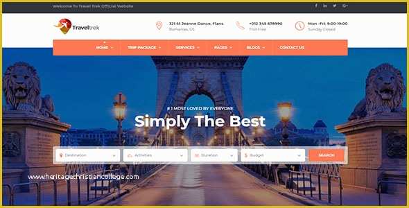 Travel Booking Website Templates Free Download Of 34 tours &amp; Travel Website Templates Free Responsive themes