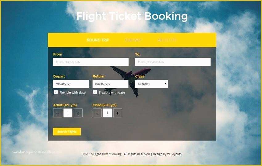 Travel Booking Website Templates Free Download Of Booking Template Free – Btcromaniafo