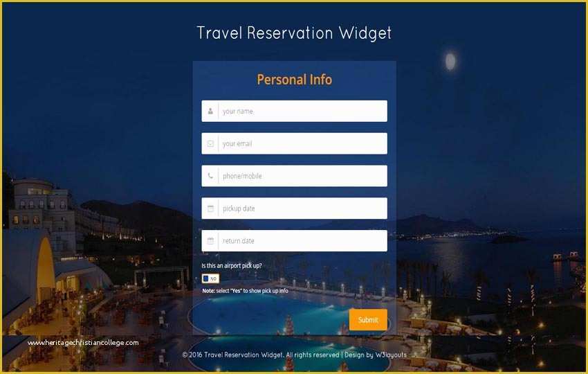 Travel Booking Website Templates Free Download Of Flat Login forms 7 33 W3layouts