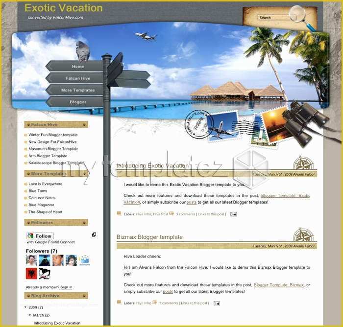 Travel Booking Website Templates Free Download Of Free Templates Blogger Templates Travel Exotic Vacation
