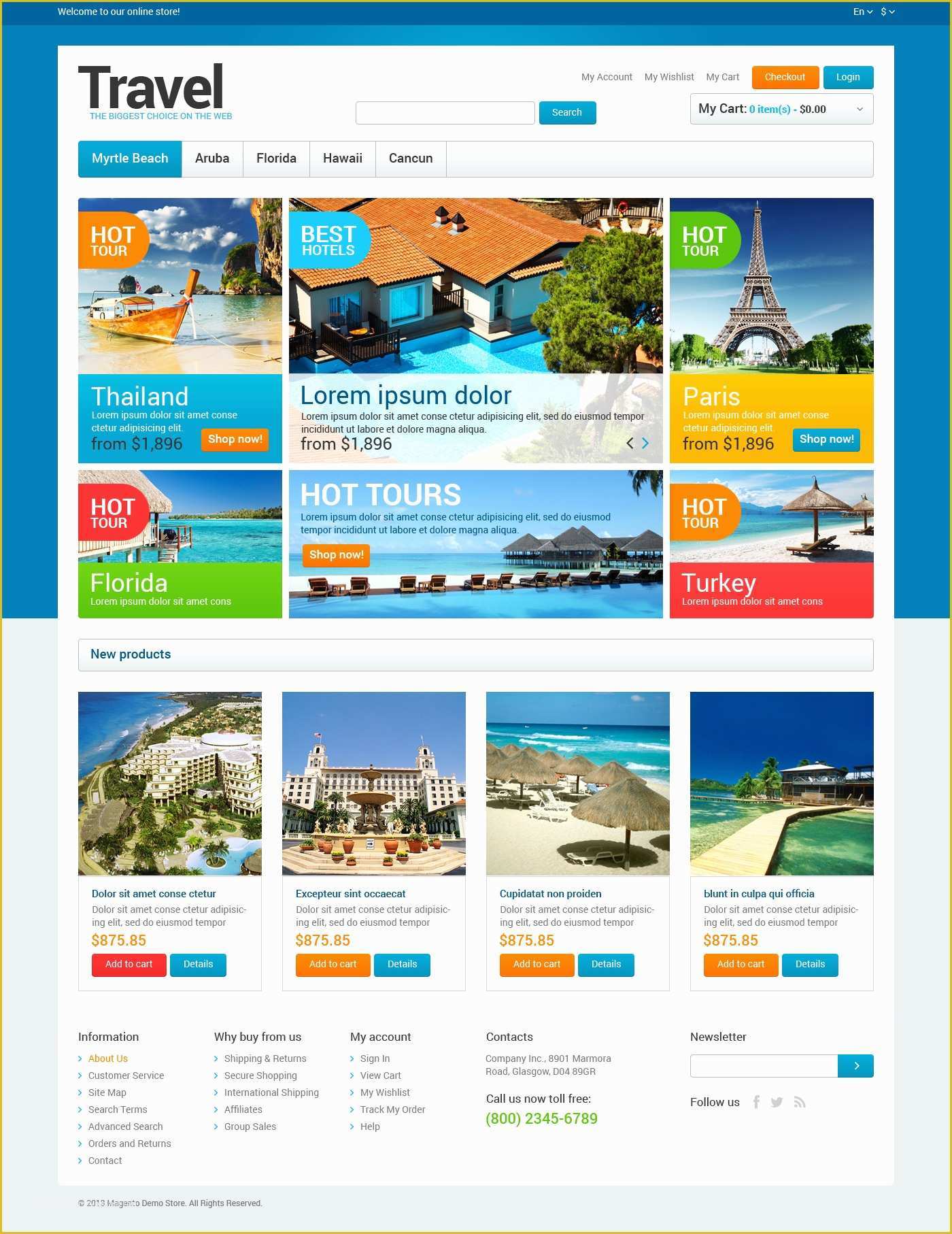 Travel Booking Website Templates Free Download Of Travel Agency Store Magento theme