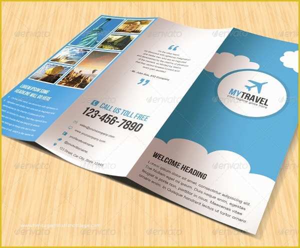 Travel Brochure Template Free Of 19 Travel Brochure Free Psd Ai Vector Eps format