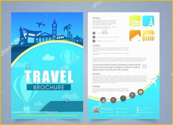 Travel Brochure Template Free Of 21 Travel Agency Brochures Psd Vector Eps Jpg