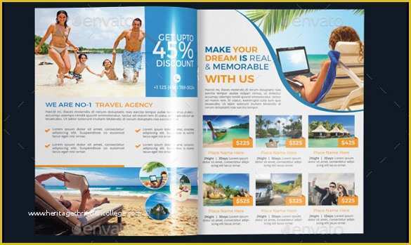 Travel Brochure Template Free Of 50 Travel Brochure Templates Psd Ai Google Pages
