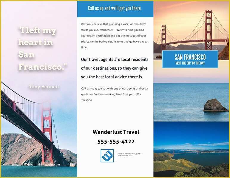 Travel Brochure Template Free Of How to Make An Awesome Travel Brochure [with Free Templates]