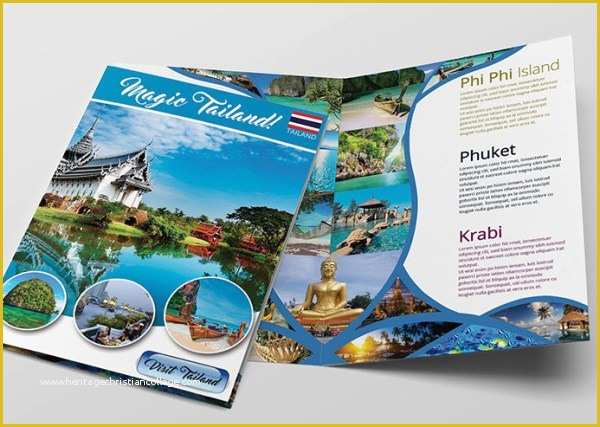 Travel Brochure Template Free Of Travel and tourism Brochure Templates Free Csoforumfo