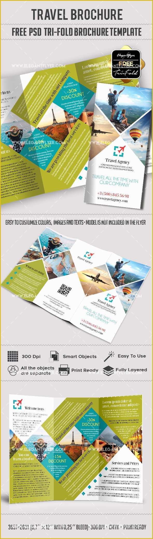 Travel Brochure Template Free Of Travel – Free Psd Tri Fold Psd Brochure Template – by