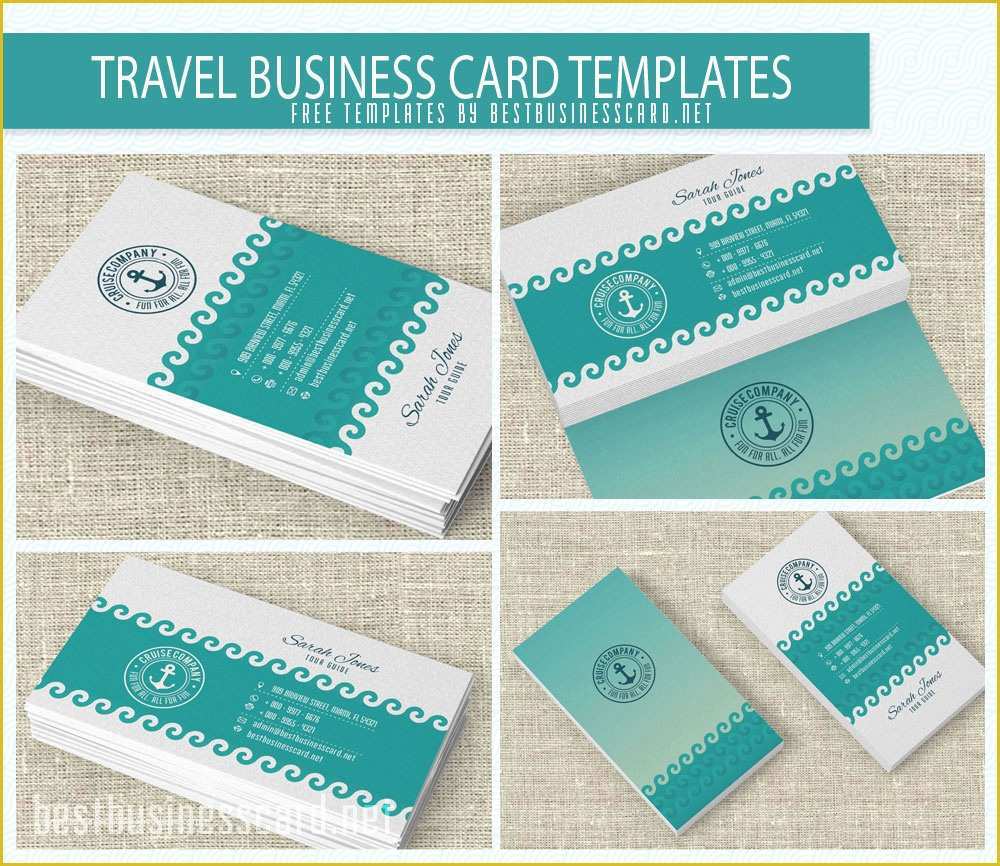 Travel Business Cards Templates Free Of Free Travel themed Business Card Templates