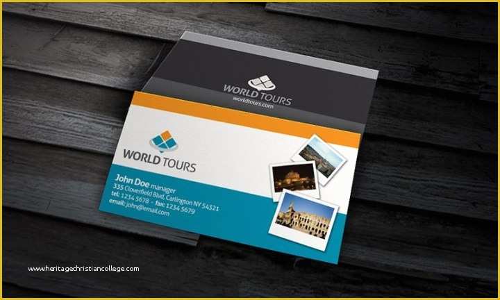 Travel Business Cards Templates Free Of tour and Travel Agency Visiting Card Design Sample