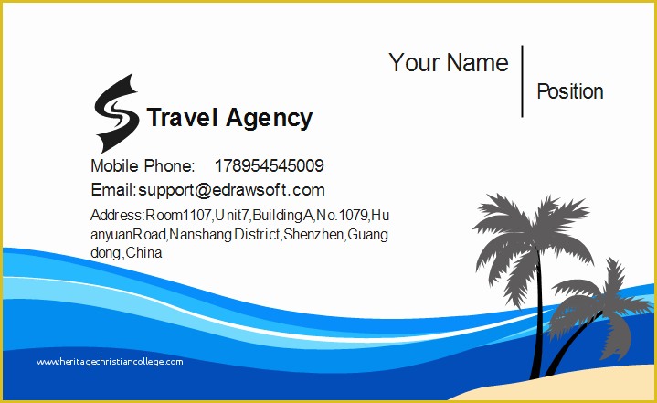 Travel Business Cards Templates Free Of Travel Agency Business Card Template