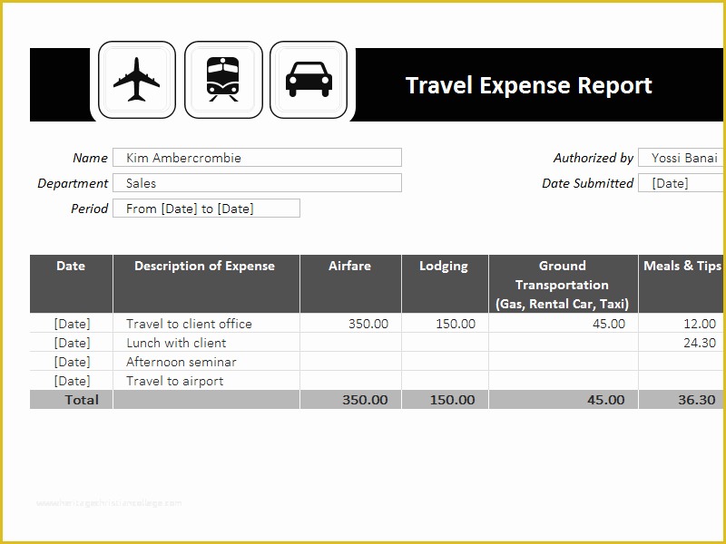 njc travel expenses