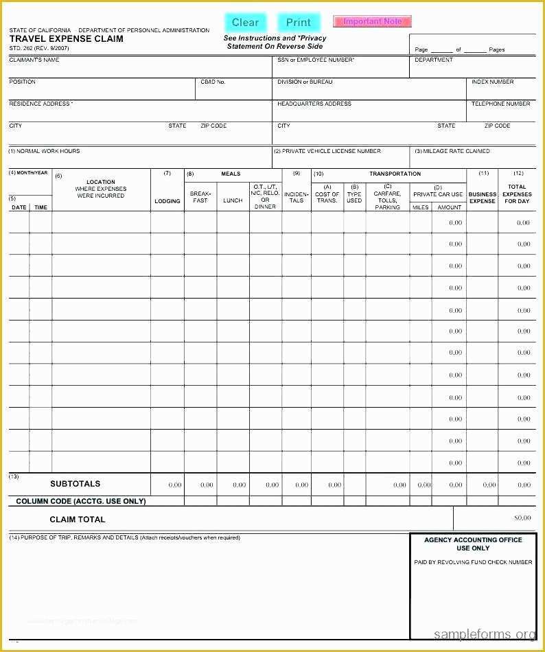 Travel Expenses Template Free Download Of Expense Sheet format – Onwebo