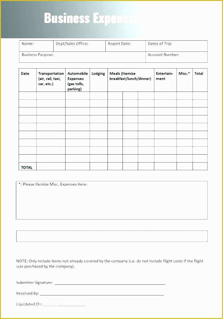 Travel Expenses Template Free Download Of Free Expense forms Report Templates Expenses form Template Uk