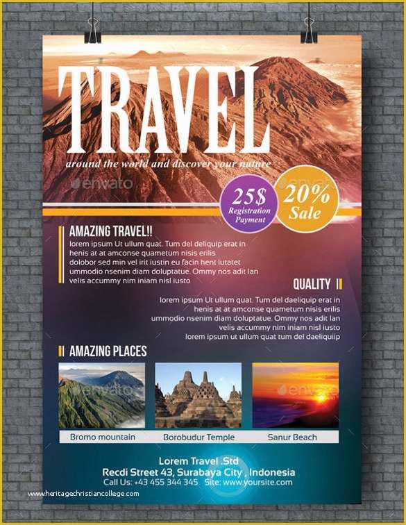 Travel Flyer Template Free Of 52 Travel Flyer Templates Psd Word Ai Vector Eps