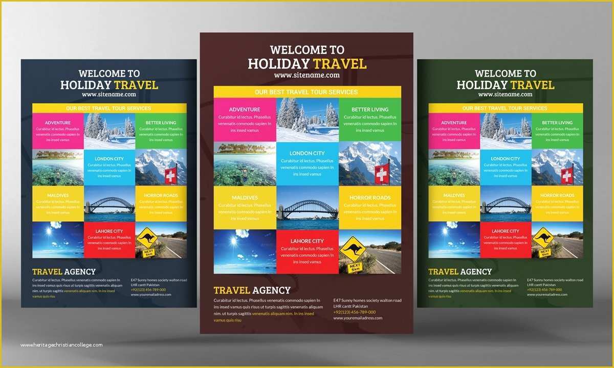 Travel Flyer Template Free Of Holiday Travel Flyer Template Flyer Templates Creative