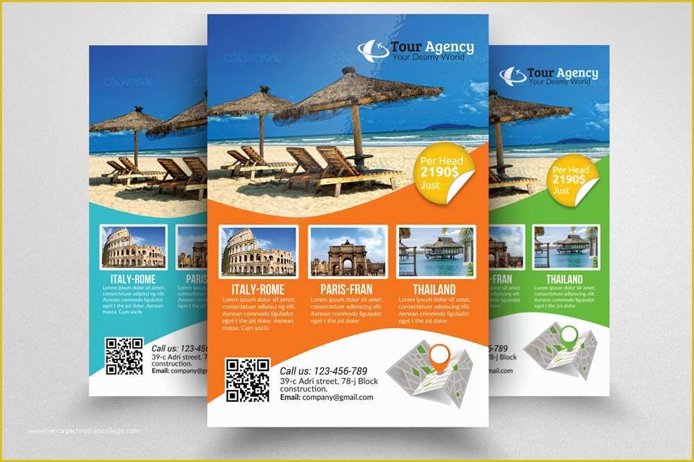 Travel Flyer Template Free Of tour Travel Agency Flyer Template