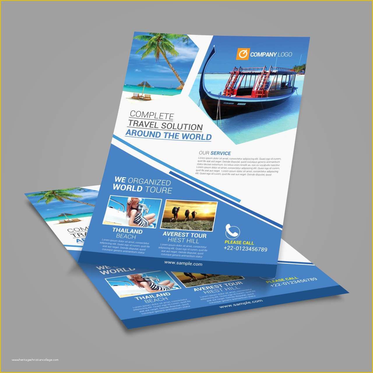 Travel Flyer Template Free Of Travel Agency Flyer Template